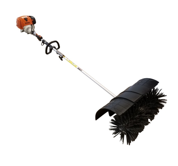 electric power broom for turf